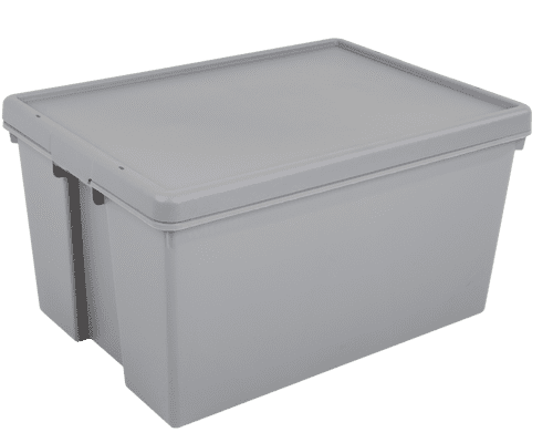Wham 100% Upcycled Heavy Duty Box & Lid - 62L Various