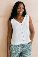 Allium Two Way  Top - White - by Lily & Me - LM26131