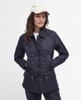 Barbour Beadnell Quilted Jacket - Navy - LQU0519NY91
