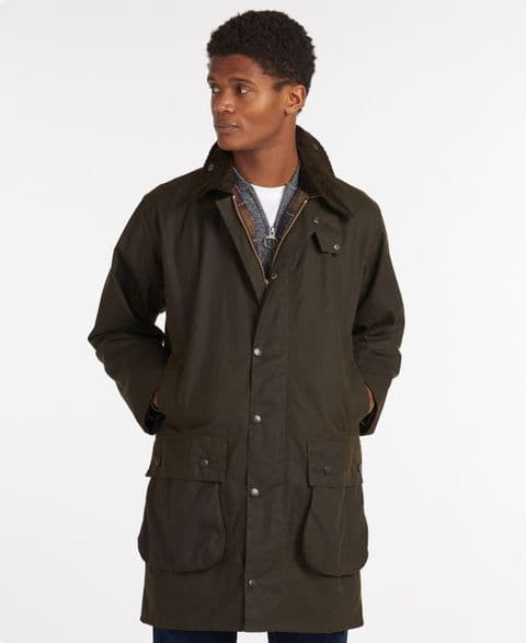 Barbour Classic Northumbria Wax Jacket - MWX0009OL91 - Olive