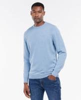 Barbour Cotton Crewneck Pullover (Blue)  - MKN0932BL14