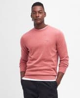 Barbour Cotton Crewneck Pullover (Pink)  - MKN0932PI55