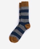 Barbour Houghton Stripe Socks - Midnight -  MSO0170GY75