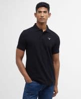 Barbour Short Sleeve Polo Shirt - Black - MML0358BK31