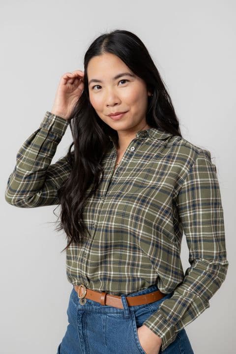 Beech Check Shirt by Lily & Me - LM25585