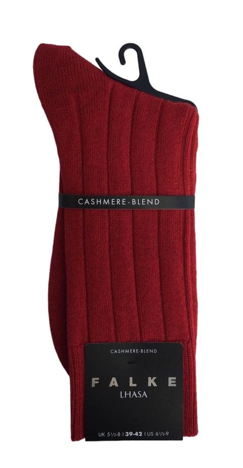 Cashmere Blend Socks by Falke - True Red 8077