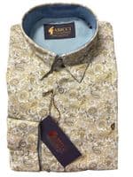 Cotton Shirt by Gabicci - V55W09 -  Iceburg