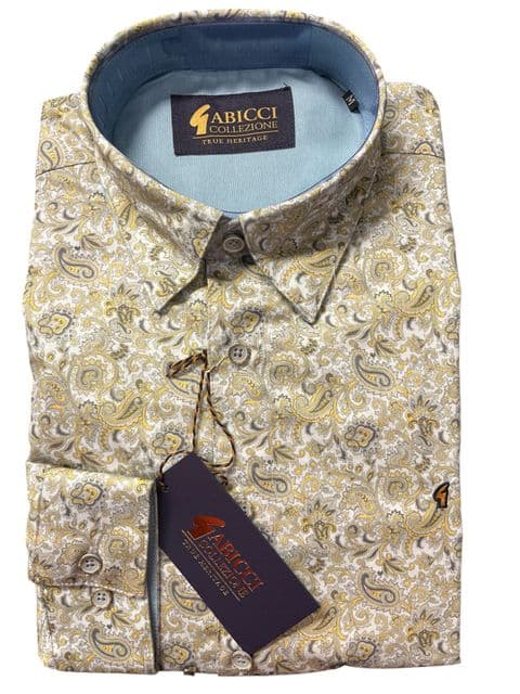 Cotton Shirt by Gabicci - V55W09 -  Iceburg