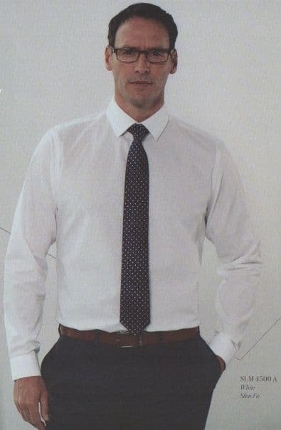 Double Two - White - Cotton Rich Shirt