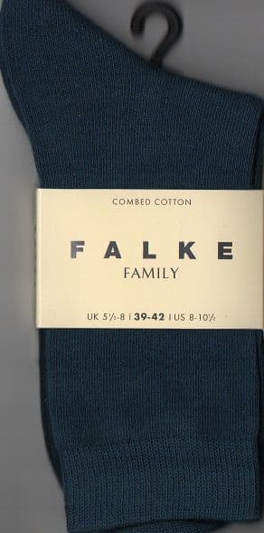 Falke Family - Combed Cotton Socks - navy 46490/6527