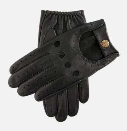 Leather Unlined Driving Glove by Dents - 5-1011 - Black