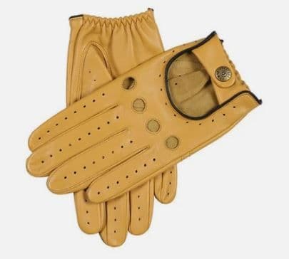 Leather Unlined Driving Glove by Dents - 5-1011 - Cork