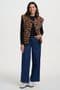 Leopard Print Fleece Gillet by sugarhill -J0033