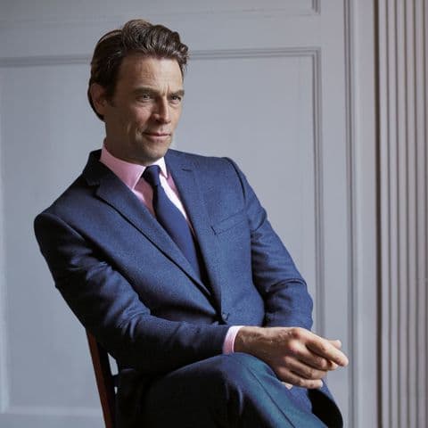 Light Navy Tweed Jacket by Brook Taverner - 3607C - The Clifford