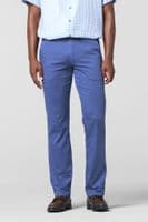 Mid Blue Chino Trousers by Meyer -Roma - 5070/17