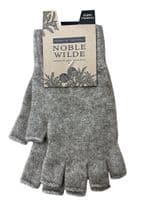 Noble Wilde Fingerless Possum Gloves - Oyster