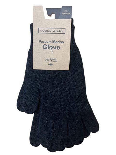 Noble Wilde Possum Gloves - Black