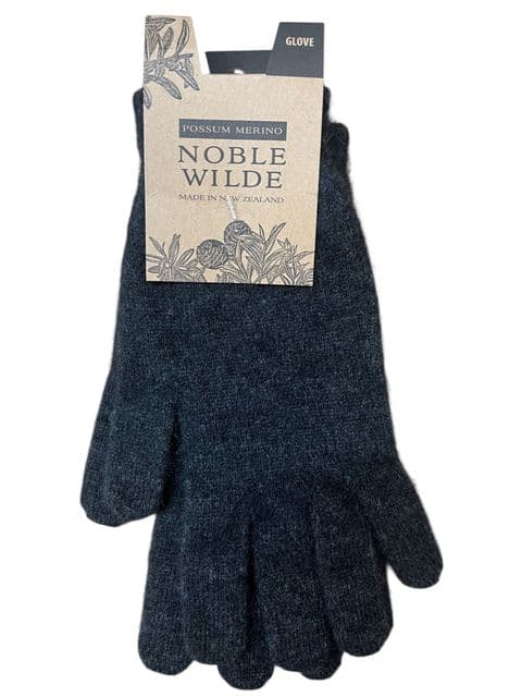 Noble Wilde Possum Gloves - Charcoal