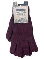 Noble Wilde Possum Gloves - Port