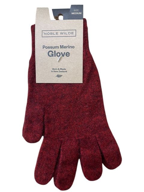 Noble Wilde Possum Gloves - Sangria