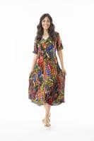 Orientique Torgua Godet Dress - Style 91257