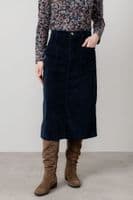 Penrose Plain Skirt by Lily & Me -Navy -LM25640