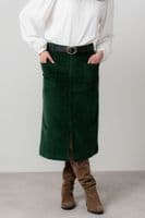Penrose Plain Skirt by Lily & Me - Pine Green -LM25640