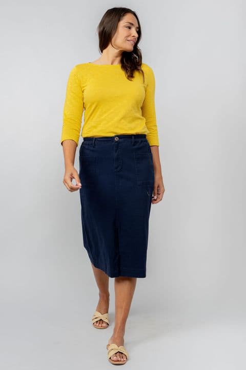 Penrose Skirt Twill by Lily & Me - LM25003NAVY /LM25003SAGE