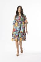 Printed  Dress  by Orientique - 20149C