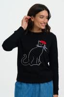 Rita Jumper - Black French Kitty  by sugarhill - K0956