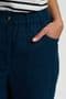 Rowan Trousers - Black & Teal - by sugarhill - TR0130