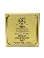 Sandalwood Herbal Shaving Soap Refill by Taylor of Old Bond Street - 100g