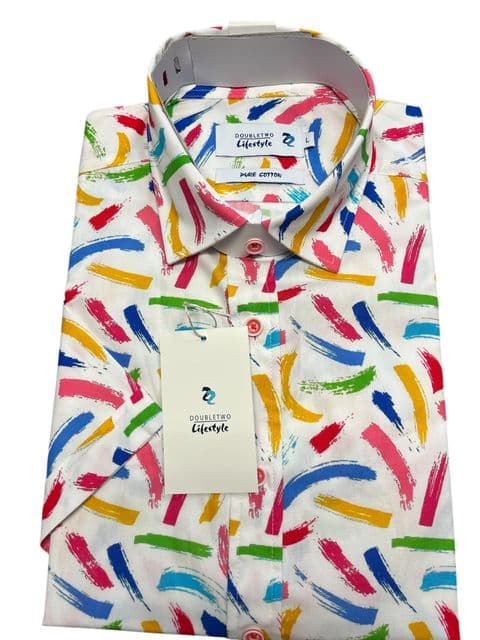 Short Sleeved Shirt by Double Two - DTLS1248 - Candy