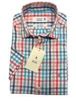 Short Sleeved Shirt by Double Two - DTLS1301 - Aqua