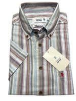 Short Sleeved Shirt by Double Two - DTLS1306-Sky Blue