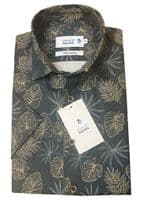 Short Sleeved Shirt by Double Two - DTLS1307-Green