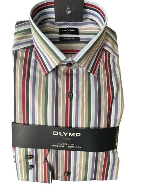 Striped  Shirt by Olymp - 1362/84/18