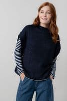 Tabitha Poncho - Navy  - by Lily & Me - LM25671
