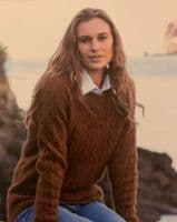 Women's Possum Blend Cable Crew Neck Pullover by Noble Wilde