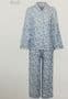 Womens 100% Brushed Cotton Long Sleeved Pyjama