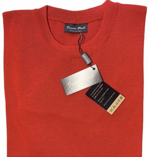 Wool Blend Crew Neck Sweater by Franco Ponti  - K02