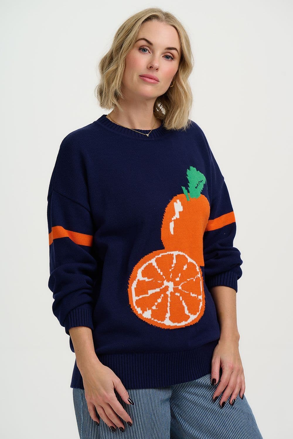 sugarhill sweater orange