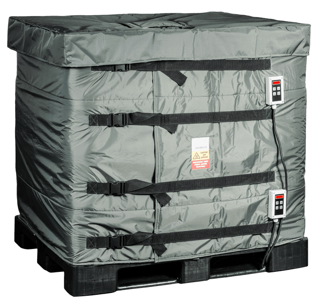 1000 Litre IBC Heater with 2 x 1000 Watt Heat Bands and Digital Control Units