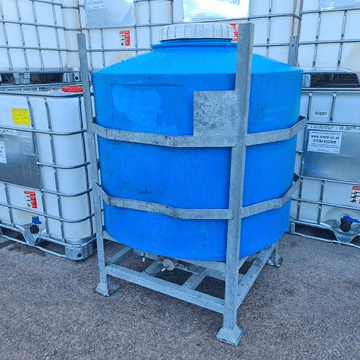 1000 Litre Recycled Round Tank 2 inch Outlet