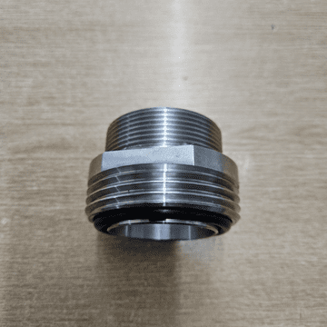 2 inch BSP Male to 2 inch Male RJT in Stainless Steel