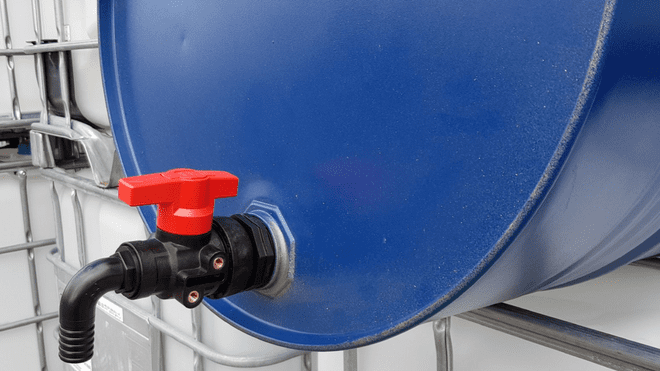 2 inch BSP Reducer with Ball valve & Hose Tail Bend