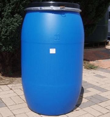 220 litre Clamp Top Drum