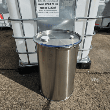 60 Litre New Stainless Steel Clamp Top Drum