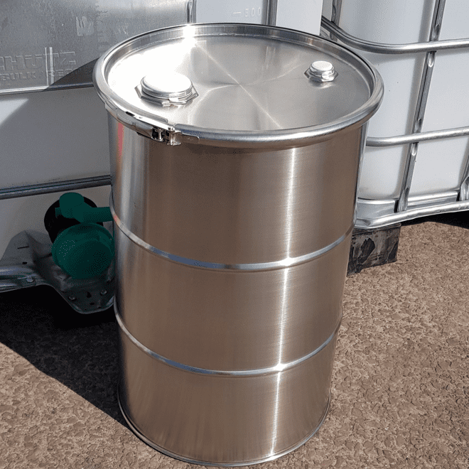 60 Litre New Stainless Steel Clamp Top Drum