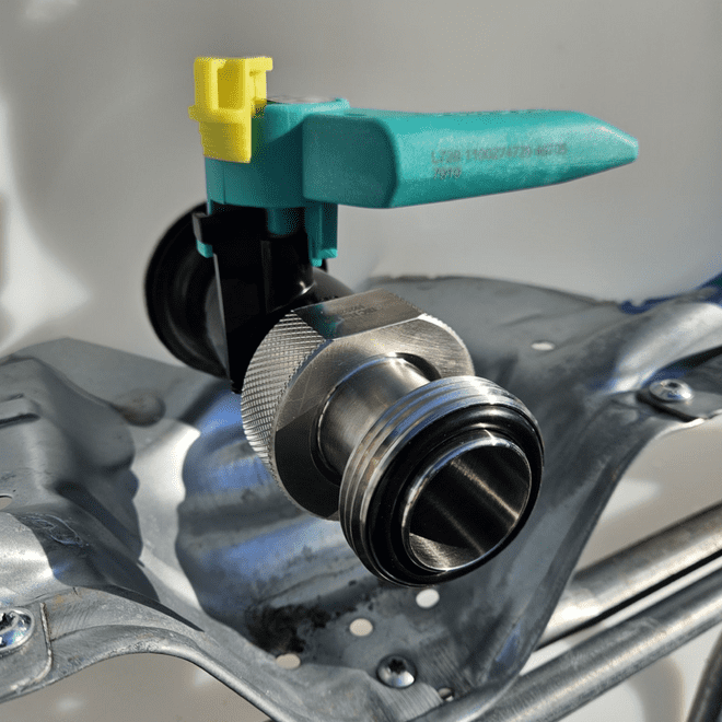 60 mm IBC Stainless Steel IBC Adaptor to RJT